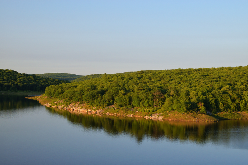 Illustration for article titled dam sunset